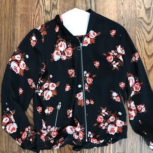 Lightweight floral jacket